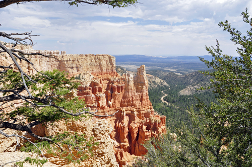 photogenic castle-like hoodoo